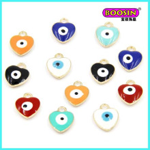 Manufacturer Wholesale Custom Evil Eye Colorful Enamel Charm